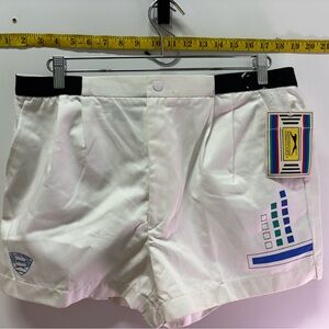Deadstock Slazenger White Athletic Men's Shorts